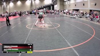 145 lbs Semifinal - Kaitleigh Rhodes, Staley vs Teegan Steward, Edmond North