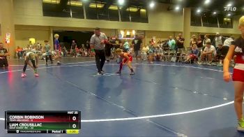 70 lbs Round 6 (8 Team) - Corbin Robinson, Team Arkansas vs Liam Crousillac, Gulf Coast WC