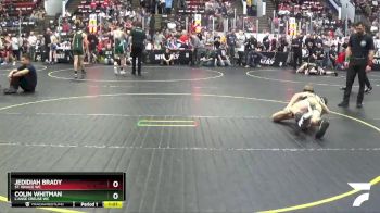 100 lbs Champ. Round 1 - Colin Whitman, L`Anse Creuse WC vs Jedidiah Brady, St. Ignace WC