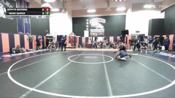126 lbs Champ. Round 3 - Jesse Quiroz, Eleanor Roosevelt vs Zephyr Becerra, San Clemente