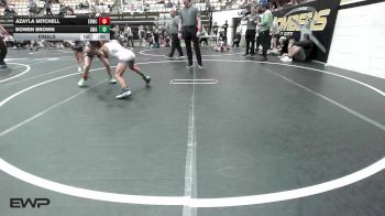 58 lbs Final - Azayla Mitchell, El Reno Wrestling Club vs Bowen Brown, Shelton Wrestling Academy