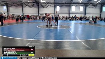 149 lbs Cons. Round 2 - Lucio Morgan, Wisconsin-Whitewater vs Brady Clark, North Iowa Area Community College