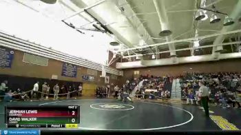 285 lbs Cons. Semi - Jermiah Lewis, Eldorado vs David Walker, Lowry