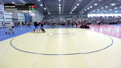 126 lbs Consi Of 64 #2 - John Adams, GA vs Corban Nance, KY