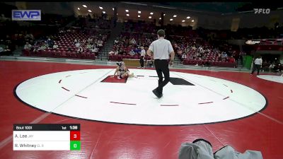 100 lbs Final - Angela Lee, Jay High School vs Remy Whitney, El Reno High School Girls