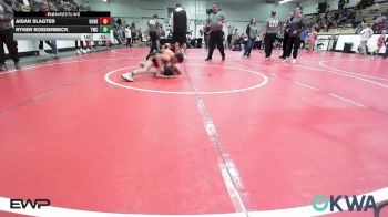 73 lbs Consi Of 4 - Aidan Slagter, Honey Badgers Wrestling Club vs Ryker Roedenbeck, Tahlequah Wrestling Club