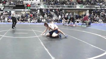 144 lbs Final - John Carrozza, Ridgefield vs James Lally, Saint John's Prep