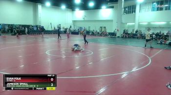 120 lbs Round 2 (6 Team) - Evan Folk, SD Red vs Jameson Small, Nebraska Green Machine (Dev B)