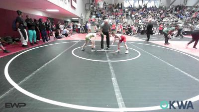 64 lbs Consi Of 8 #1 - Hank Deckard, Raw Wrestling Club vs Braxton Orrel, Berryhill Wrestling Club