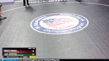 132 lbs Cons. Round 6 - Brock Kenney, Laguna Hills Hawkeye WC vs Alex Andrade, Swamp Monsters Wrestling Club