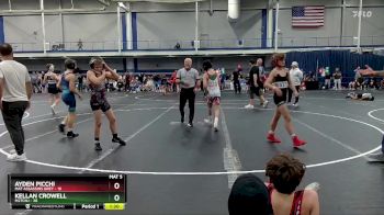 96 lbs Round 2 (8 Team) - Kellan Crowell, M2TCNJ vs Ayden Picchi, Mat Assassins Grey