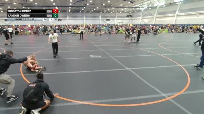 85 lbs Semifinal - Landon Owens, Team Donahoe vs Kingston Perez, Unattached