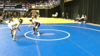 5A 126 lbs Cons. Round 3 - Leonel Lopez, North Mesquite vs Hudson Chilton, Comal Smithson Valley