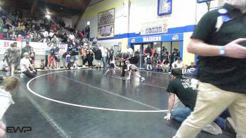 49 lbs Round Of 16 - Easton Clement, Team Tulsa Wrestling Club vs Kynadee Philpott, Fort Gibson Youth Wrestling