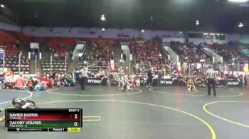 54 lbs Quarterfinals (8 Team) - Xavier Ruffin, Ypsilanti vs Zacoby Holmes, Pine River