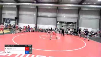 66 kg Quarterfinal - Rocco Hayden, USAW Maine vs James Toal, Malvern Prep