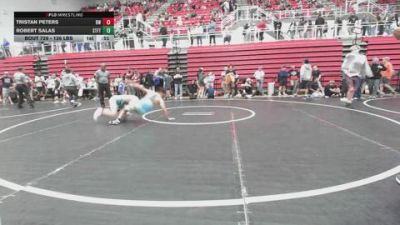 126 lbs Consi Of 4 - Tristan Peters, Bristow Wrestling Club vs Robert Salas, Standfast