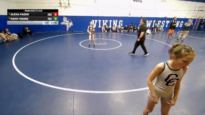 82 lbs 3rd Place Match - Alexa Fager, Charger Wrestling Club vs Faith Young, Champions Wrestling Club