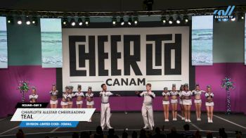 Charlotte Allstar Cheerleading - Teal [2024 L6 Limited Coed - XSmall Day 2] 2024 CANAM Grand Nationals