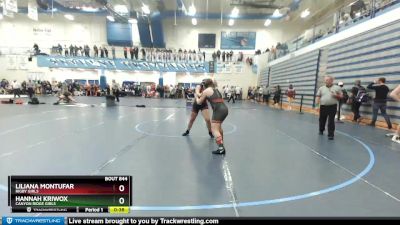 152G Cons. Round 5 - Liliana Montufar, Rigby Girls vs Hannah Kriwox, Canyon Ridge Girls