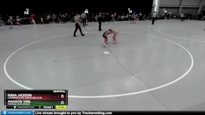 52-55 lbs Semifinal - Madison Vigil, Pomona Elite (PWCC) vs Nara Jackson, Lawrence Elite Wrestling Club