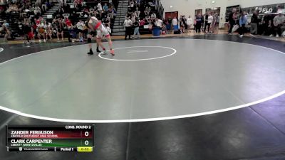 165 lbs Cons. Round 2 - Zander Ferguson, Lincoln Southeast High School vs Clark Carpenter, Liberty (Wentzville)