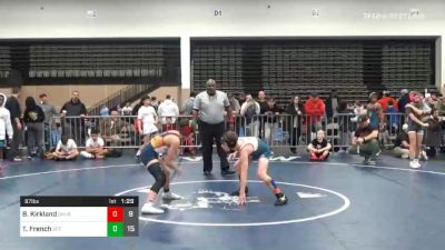 97 lbs Quarterfinal - Boedi Kirkland, Darkhorse MS vs Tyler French, Xtreme Desire ES