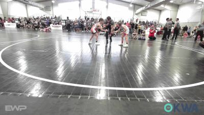 55 lbs Round Of 16 - Maverick Jones, Collinsville Cardinal Youth Wrestling vs Cy Cox, Coweta Tiger Wrestling