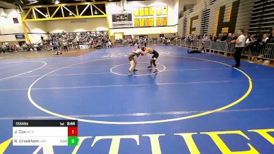 133A lbs Rr Rnd 2 - Jacob Cox, NC State vs Ryan Crookham, Lehigh