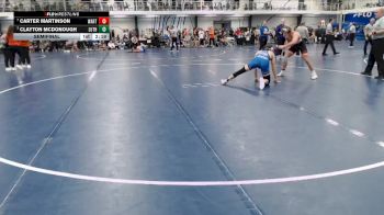 Elite 165 lbs Semifinal - Clayton McDonough, Luther vs Carter Martinson, Wartburg