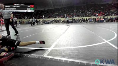 120 lbs Consolation - Darrell Compton, Elgin Wrestling vs Carter Perry, Choctaw Ironman Youth Wrestling