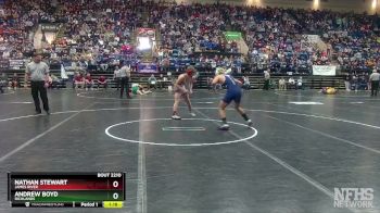 2 - 144 lbs Semifinal - Andrew Boyd, Richlands vs Nathan Stewart, James River