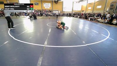 150 lbs Round Of 16 - Henry McElligott, Holliston vs Colby Vital, Ponaganset