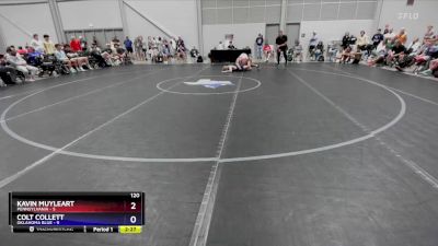 120 lbs Placement Matches (16 Team) - Kavin Muyleart, Pennsylvania vs Colt Collett, Oklahoma Blue