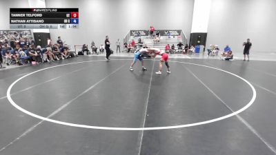 132 lbs Tanner Telford, Utah vs Nathan Attisano, Ohio Gray