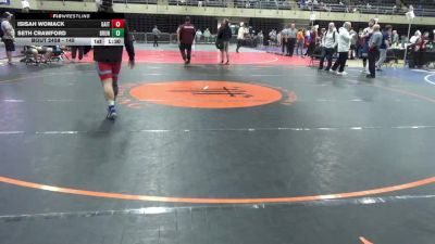 145 lbs Final - Isisah Womack, Gaithersburg vs Seth Crawford, Brunswick