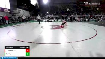 2A 106 lbs Quarterfinal - Tucker Bowen, Soda Springs vs Trevor Mills, Malad