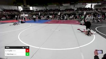 57 lbs Semifinal - Aurelius Trujillo, Pomona Elite vs Timmy Martinez, Ridge WC