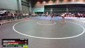 132 lbs Cons. Round 2 - Gunnar Bleeker, Douglas vs Isaac Skelley-Garcia, River Valley