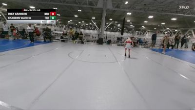 44 lbs Round 1 (6 Team) - Trey Sanders, Mat Assassins vs Braxcen Vaughn, The Outsiders