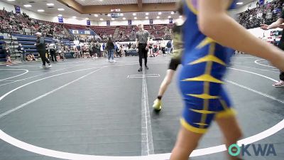 52 lbs Consi Of 4 - Lukas Ruzicka, El Reno Wrestling Club vs Kylee Hanks, Piedmont