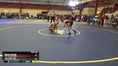 132 lbs Cons. Round 2 - Peyton Cox, Washington Community vs Zeno Moore, Lake Highland Prep