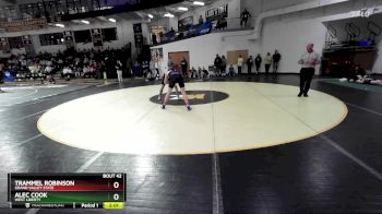 165 lbs Quarterfinal - Trammel Robinson, Grand Valley State vs Alec Cook, West Liberty