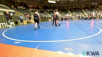 195 lbs Quarterfinal - Chase Bomboy, Coweta Tiger Wrestling vs Rosalie Kirkpatrick, Tulsa Blue T Panthers