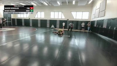 110B Champ. Round 1 - Mason Gonzales, Fort Washakie Middle School vs Wyatt Blank, Rocky Mountain Middle School