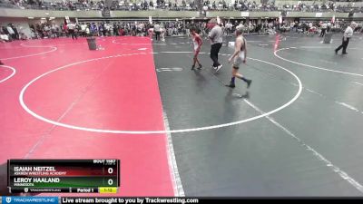 105 lbs Quarterfinal - Isaiah Neitzel, Askren Wrestling Academy vs LeRoy Haaland, Minnesota