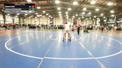 152 lbs Consi Of 16 #2 - Aidan Gore, NC vs Lukas Katsigiannis, NJ