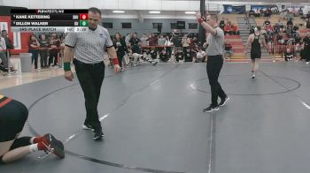 174 lbs 3rd Place Match - Dillon Walker, Gannon vs Kane Kettering, Seton Hill