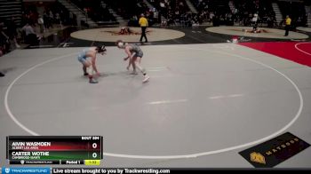 126 lbs Cons. Round 2 - Aivin Wasmoen, Albert Lea Area vs Carter Wothe, Cambridge-Isanti