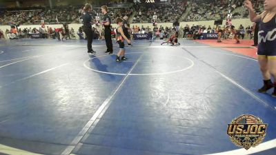 60 lbs Round Of 16 - Caulder Schultz, Team Tulsa Wrestling Club vs Edward Lomax, Bridge Creek Youth Wrestling